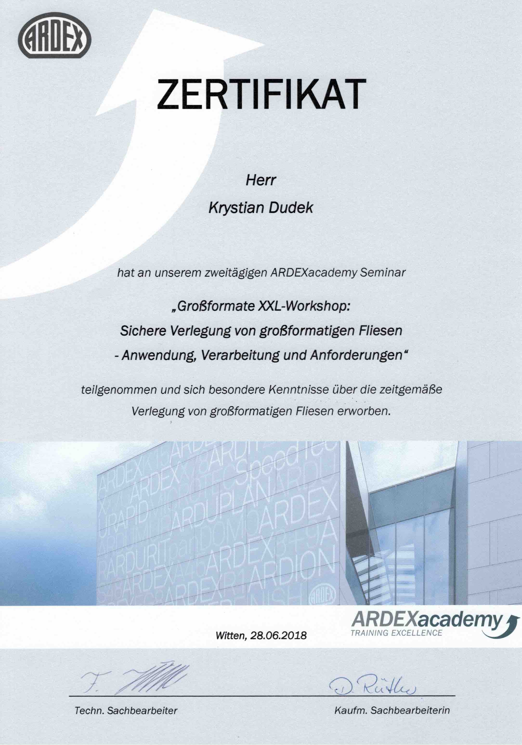 Großformatige Fliesen