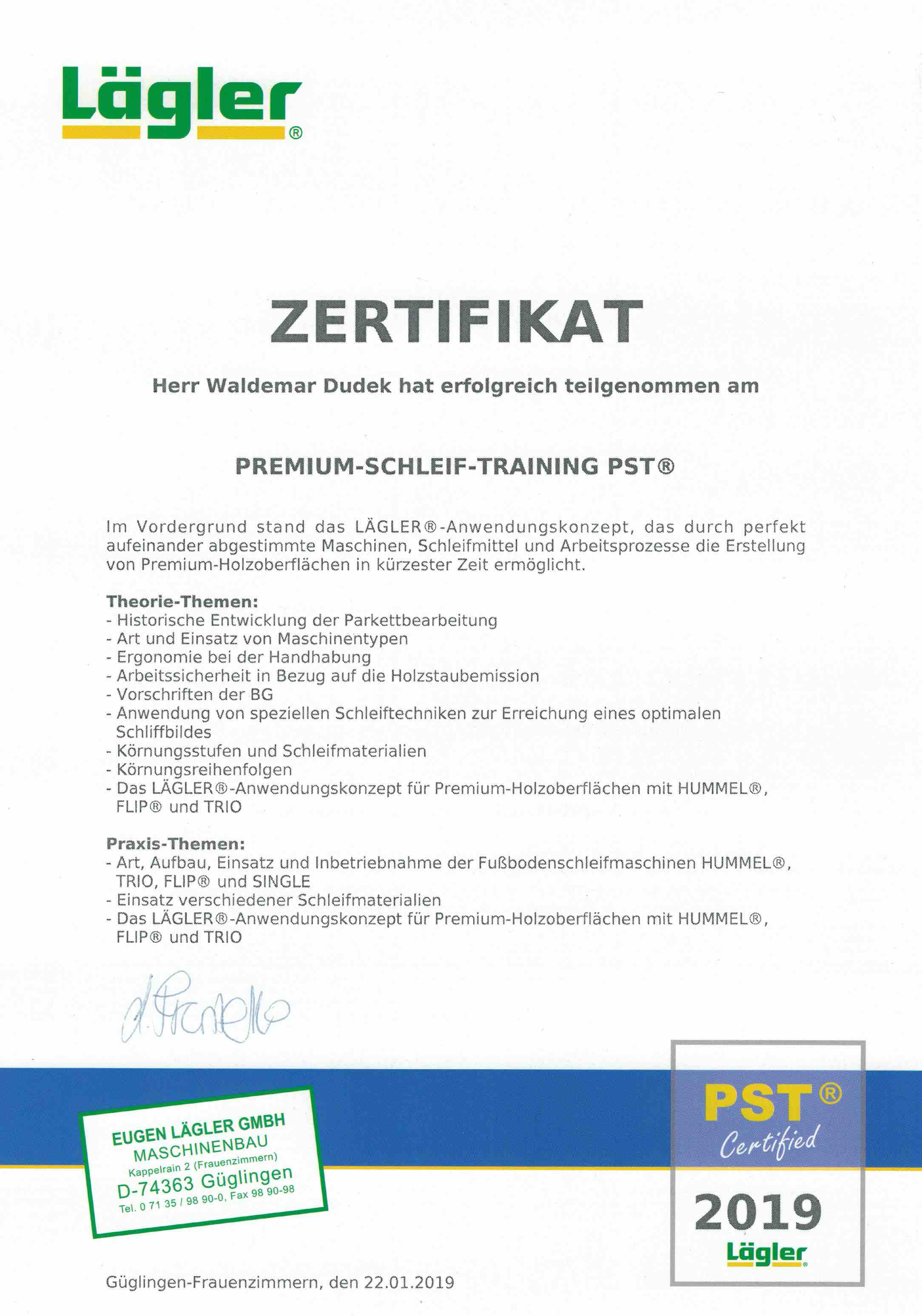 Holzdiele Parkett Schleifen