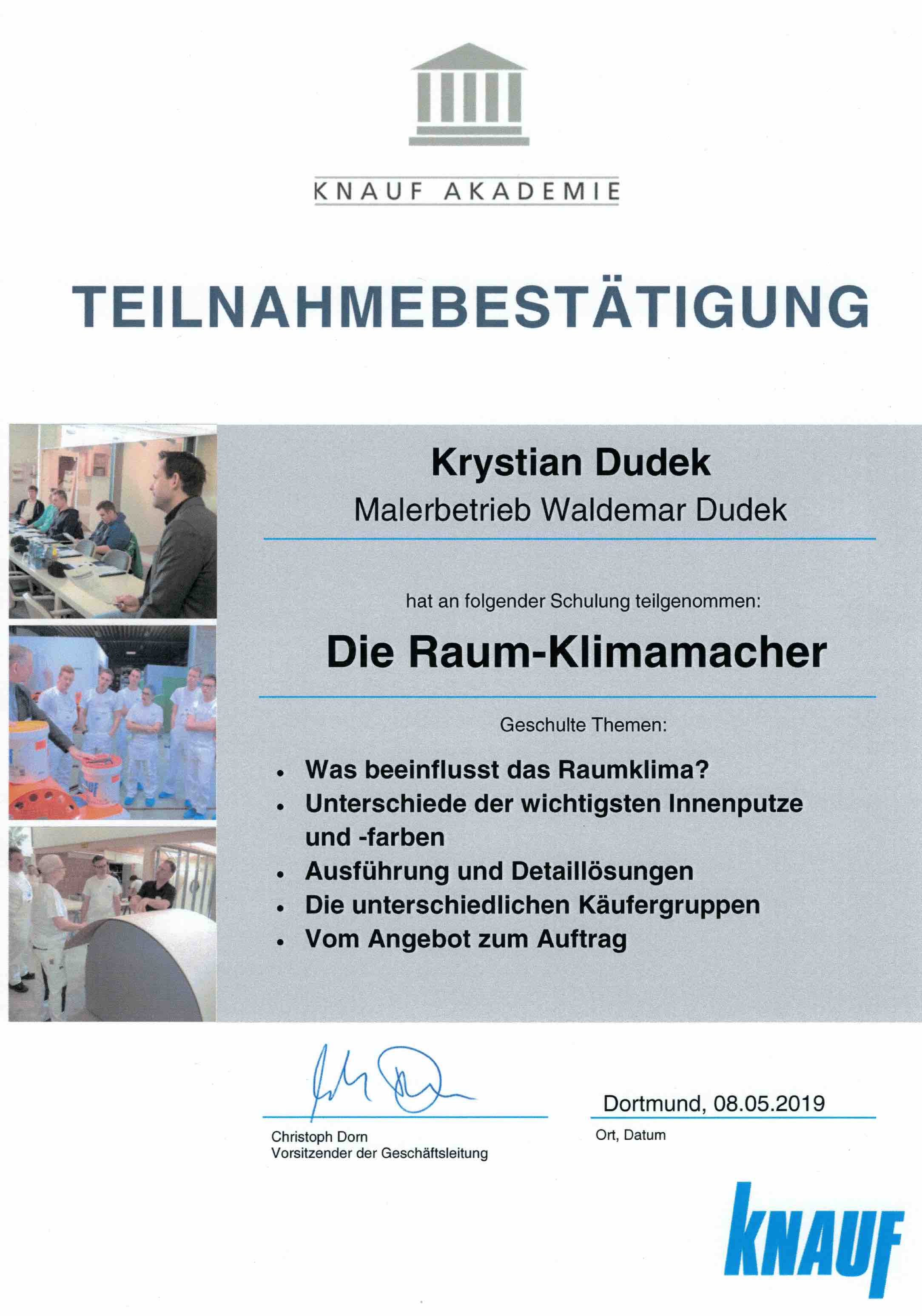 Innenputz Raumklima