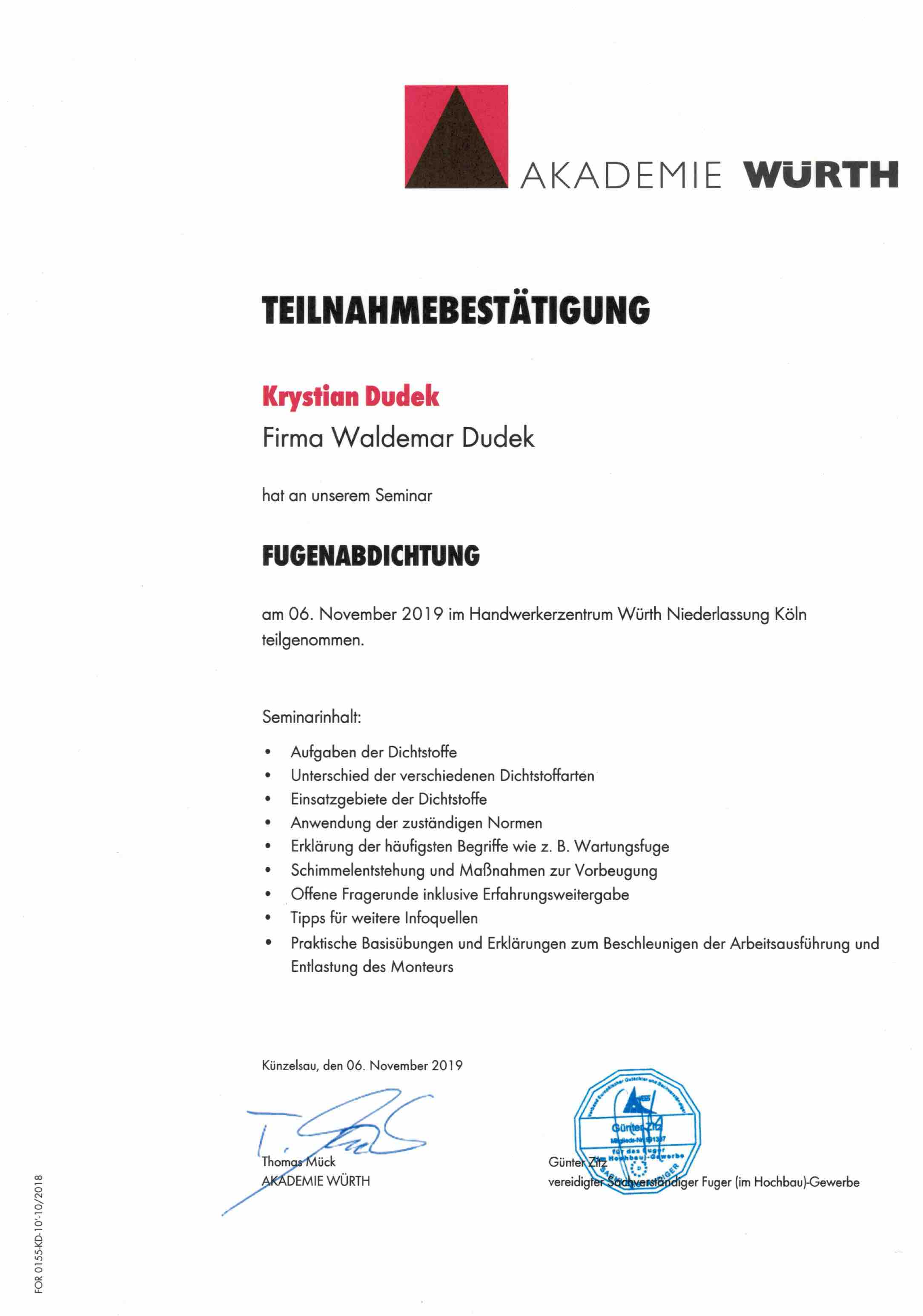 Silicon Fugenabdichtung
