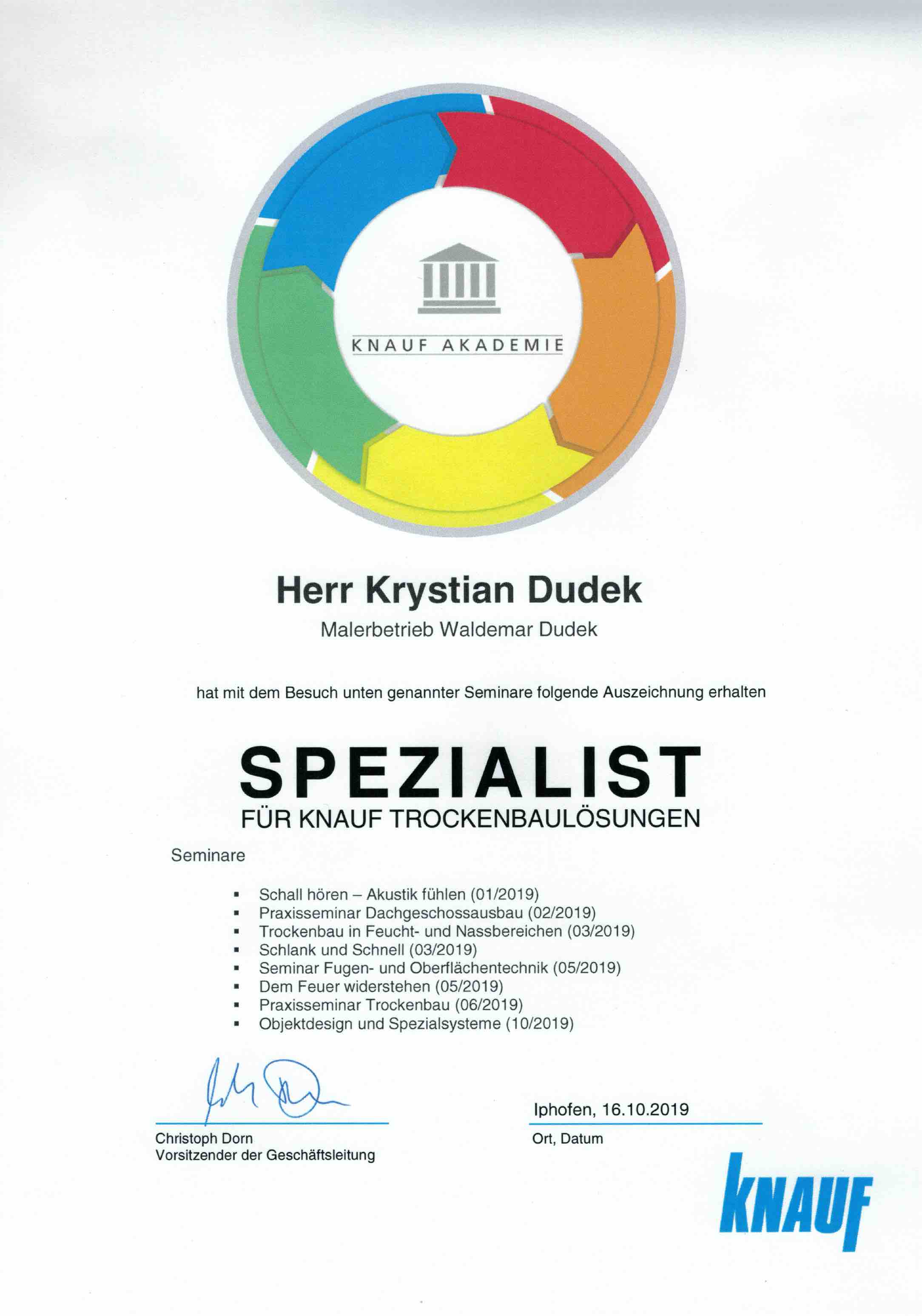 Trockenbau Spezialist