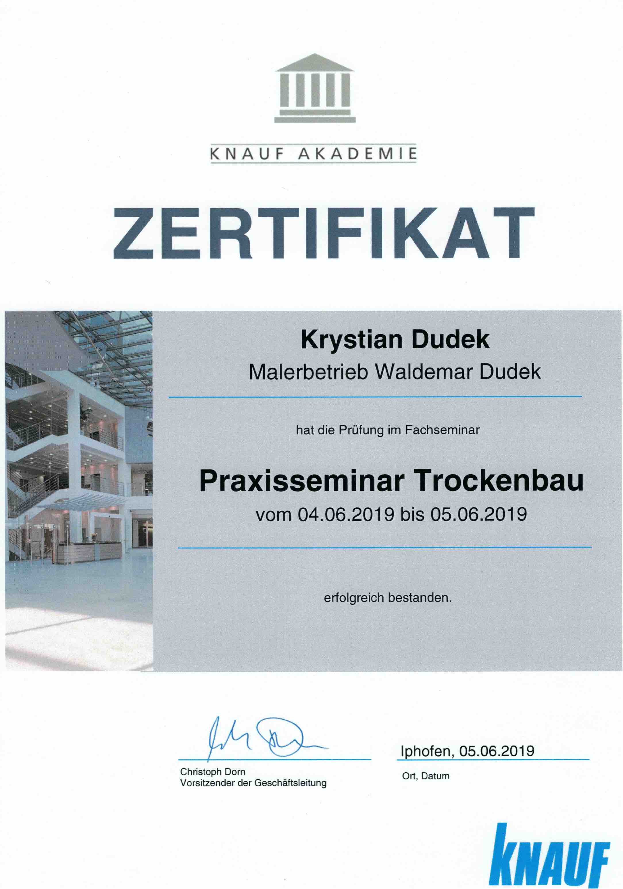 Trockenbau Wände Decken